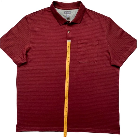 Men’s Van Heusen Flex Golf Polo Shirt Red - Size XL - Picture 3 of 5